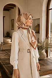 Spring Eşarp Manolya Desen