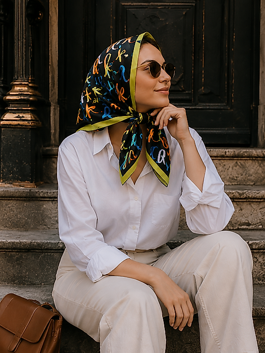 Alfa Twill Eşarp Desen-7