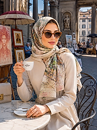 Spring Tablo Desen Şal