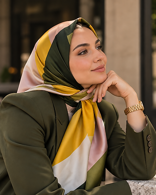 Alfa Twill Eşarp Desen-8
