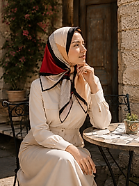 Alfa Twill Eşarp Desen-5