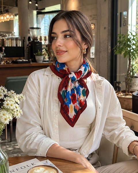 Dijital Piliseli Eşarp Desen-4