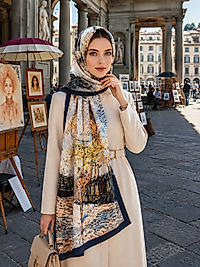 Spring Tablo Desen Şal