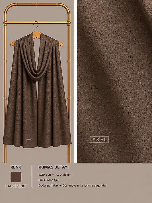 Lüx Blend Şal Desen-5