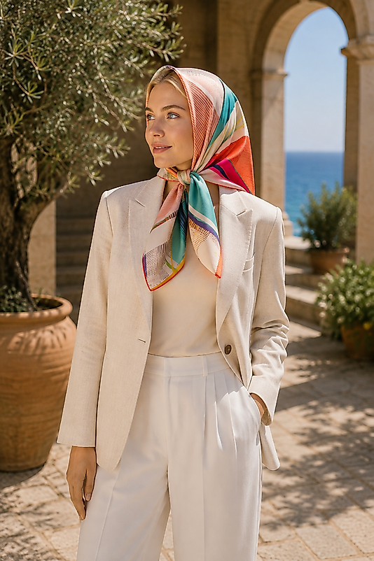 Alfa Twill Eşarp Desen-1