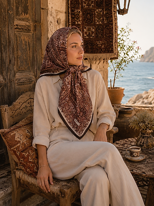 Spring Eşarp Modif Desen