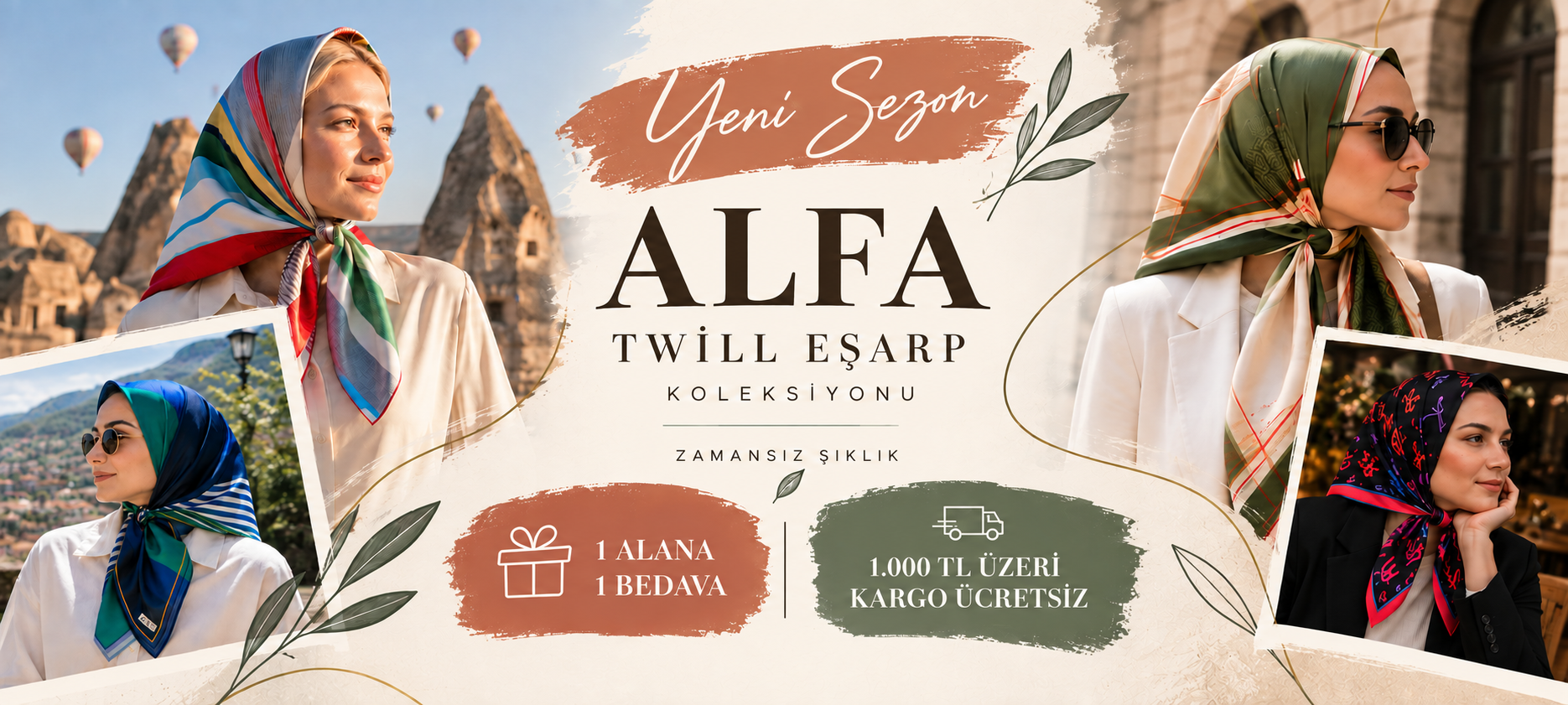 ALFA TWİLL EŞARP