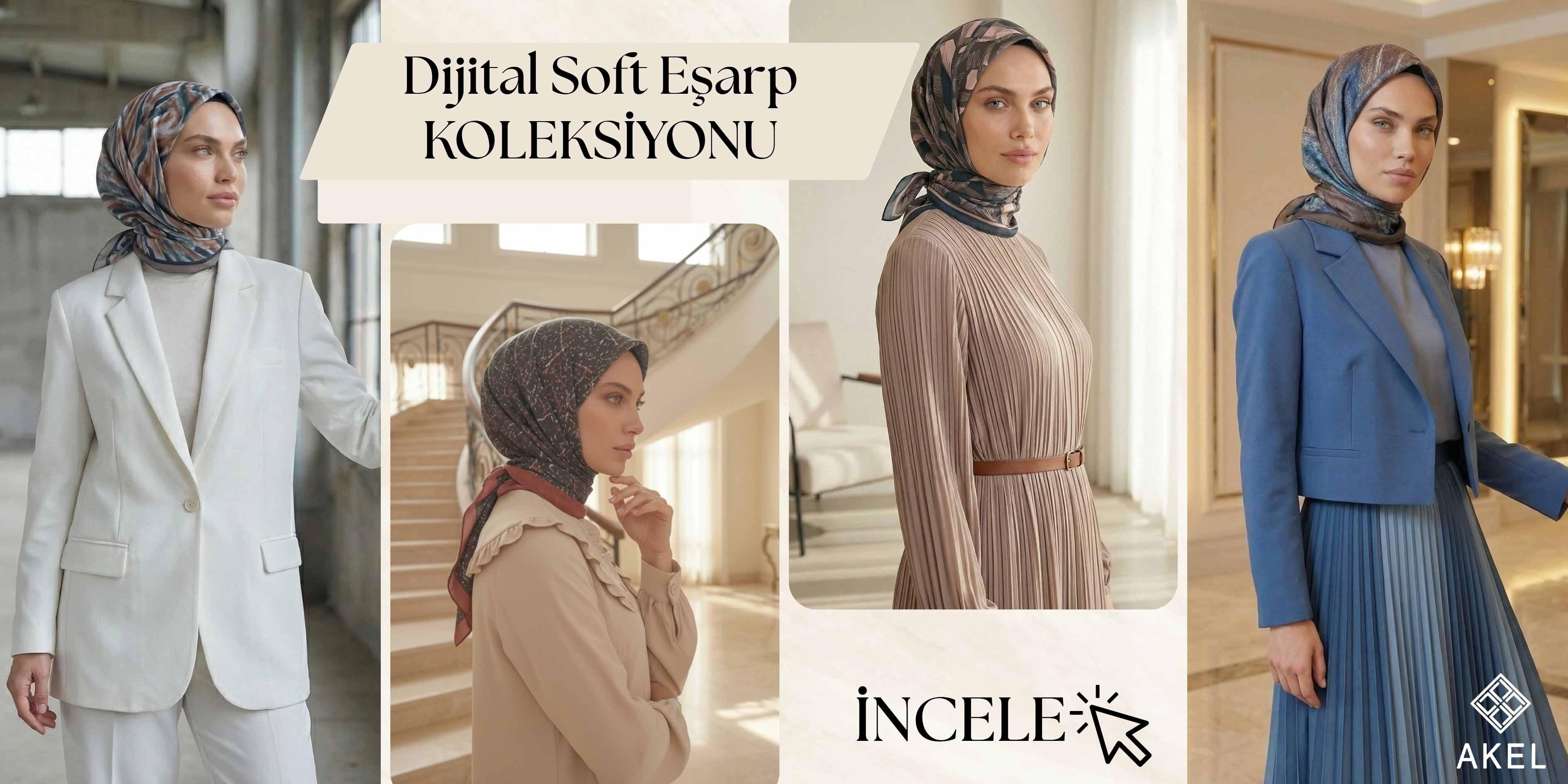 DİGİTAL SOFT EŞARP